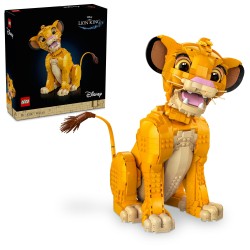 LEGO Disney 43247 Giovane Simba, Re Leone