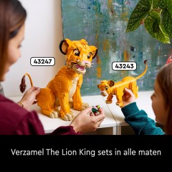 LEGO Disney 43247 Giovane Simba, Re Leone