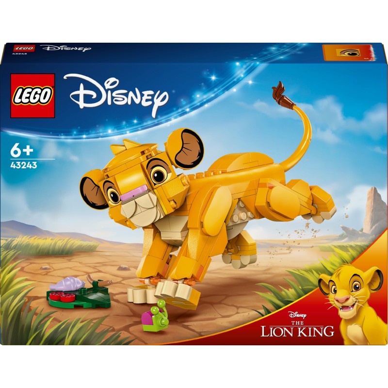 LEGO Disney 43243 Simba, il cucciolo del Re Leone