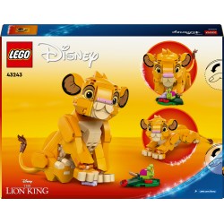 LEGO Disney 43243 Simba, il cucciolo del Re Leone