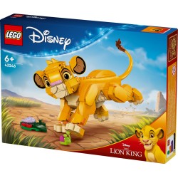 LEGO Disney 43243 Simba, il cucciolo del Re Leone