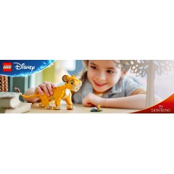 LEGO Disney 43243 Simba, il cucciolo del Re Leone