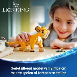 LEGO Disney 43243 Simba, il cucciolo del Re Leone