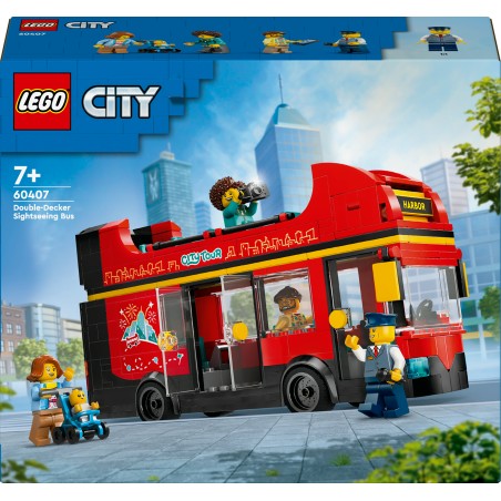 LEGO City 60407 Autobus turistico rosso a due piani