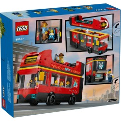 LEGO City 60407 Autobus turistico rosso a due piani