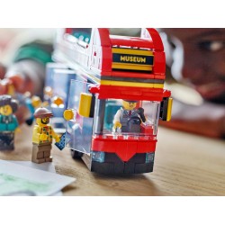 LEGO City 60407 Autobus turistico rosso a due piani