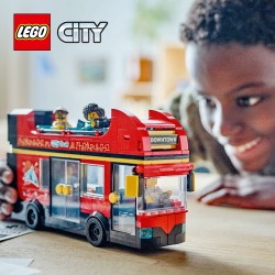 LEGO City 60407 Autobus turistico rosso a due piani