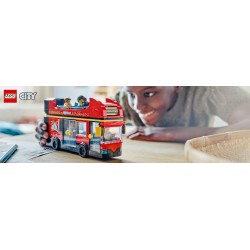 LEGO City 60407 Autobus turistico rosso a due piani