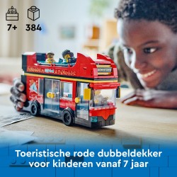 LEGO City 60407 Autobus turistico rosso a due piani