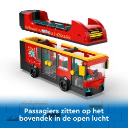 LEGO City 60407 Autobus turistico rosso a due piani