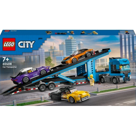 LEGO City 60408 Camion trasportatore con auto sportive