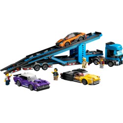 Car Transporter Truck with Sports Cars