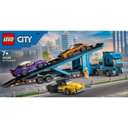 LEGO City 60408 Camion trasportatore con auto sportive