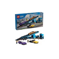 Car Transporter Truck with Sports Cars