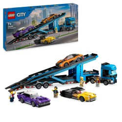 Car Transporter Truck with Sports Cars