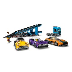 Car Transporter Truck with Sports Cars