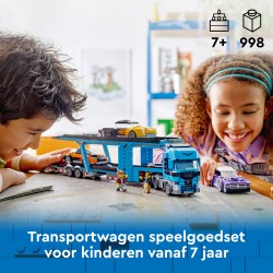 Transportvoertuig met sportauto's