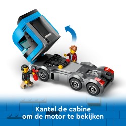 Transportvoertuig met sportauto's