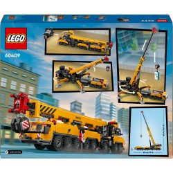 LEGO City 60409 Gru da cantiere mobile gialla