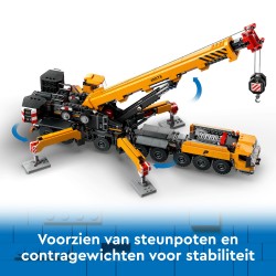 LEGO City 60409 Gru da cantiere mobile gialla