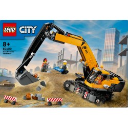 LEGO City 60420 Escavatore da cantiere giallo