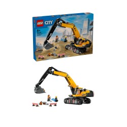 LEGO City 60420 Escavatore da cantiere giallo