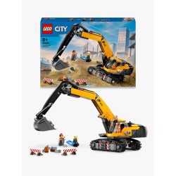 LEGO City 60420 Escavatore da cantiere giallo