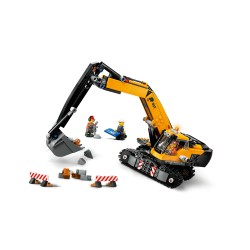 LEGO City 60420 Escavatore da cantiere giallo