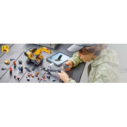 LEGO City 60420 Escavatore da cantiere giallo