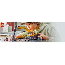 LEGO City 60420 Escavatore da cantiere giallo