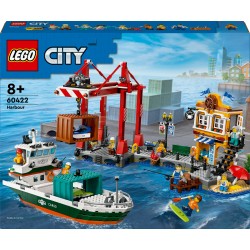 LEGO City 60422 Porto e nave merci