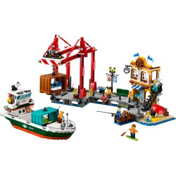 LEGO City 60422 Porto e nave merci