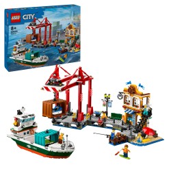 LEGO City 60422 Porto e nave merci