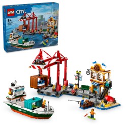 LEGO City 60422 Porto e nave merci