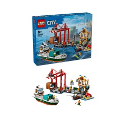 LEGO City 60422 Porto e nave merci