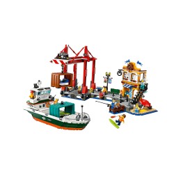 LEGO City 60422 Porto e nave merci