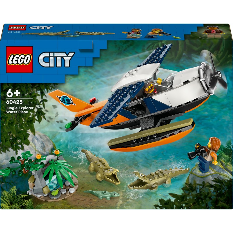 LEGO City 60425 Idrovolante dell’Esploratore della giungla