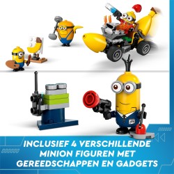 Les Minions et la voiture-banane