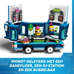 Muzikale feestbus van de Minions