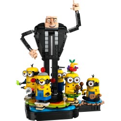 Gru et les Minions en briques