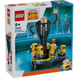 Brick-Built Gru and Minions