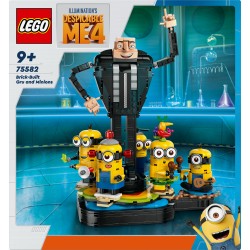 Brick-Built Gru and Minions