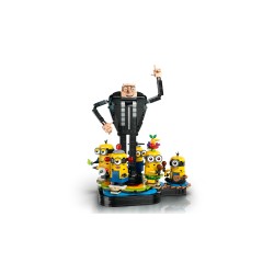 Brick-Built Gru and Minions