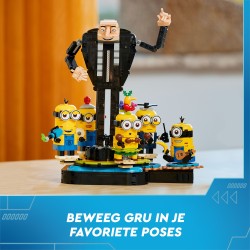 Brick-Built Gru and Minions