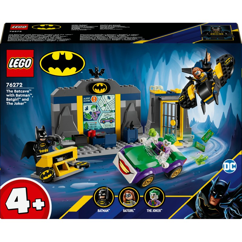 The Batcave™ with Batman™, Batgirl™ and The Joker™