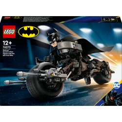 Batman™ bouwfiguur en de Bat-Pod motor
