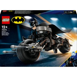 La figurine de Batman™ à construire et la moto Bat-Pod