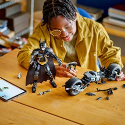 Batman™ Baufigur mit dem Batpod