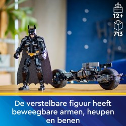 Batman™ Construction Figure and the Bat-Pod Bike