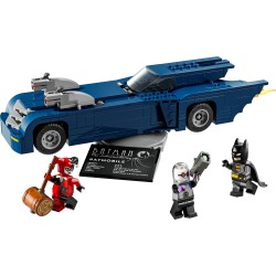 Batman™ avec la Batmobile™ contre Harley Quinn™ et Mr. Freeze™